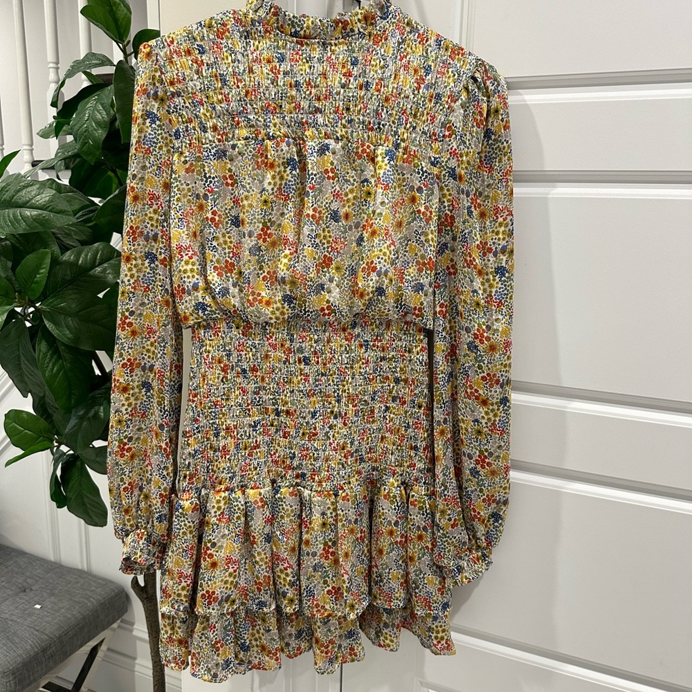 Aqua Vibrant Floral Blouse